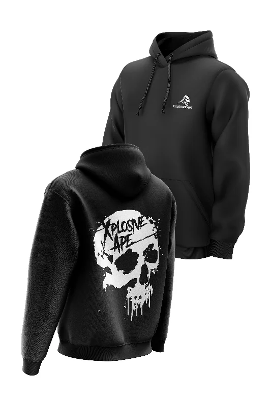 Weekend Specials to Relish XAPE Dripping Skull Hoodie - Black