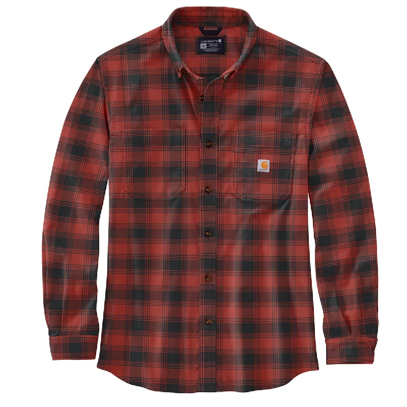 Deal Dash 105945 - Rugged Flex® Relaxed Fit Midweight Flannel Long-Sleeve Plaid Shirt Deal Dash 105945 - Rugged Flex® Relaxed Fit Midweight Flannel Long-Sleeve Plaid Shirt