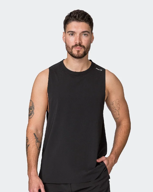 Weekend Specials to Enjoy Replay Laser Cut Tank - Black