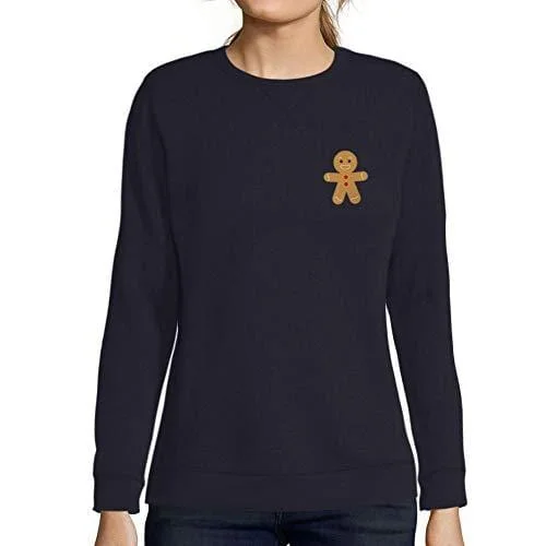 Early Bird Ultrabasic - Femme Graphique Little Biscuit Sweatshirt Action de Grâces Xmas Cadeau Idées Tee French Marine