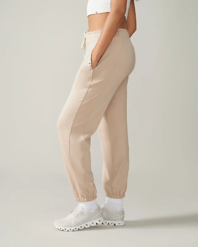 Weekend Extravaganza: Shop Now Edelweiss Jogger Pants - Almond