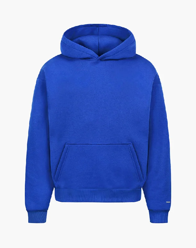Weekend Discounts to Relish BASIC HOODIE (ROYAL BLUE)