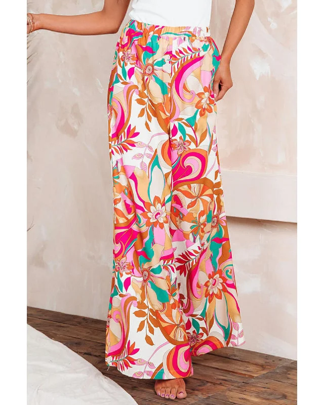 Exclusive Weekend Offers Inside Azura Exchange Printed Wide Leg Pants - S