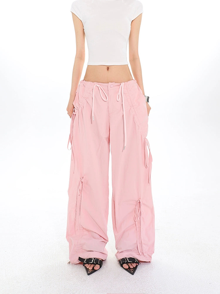Weekend Offers You Can't Ignore Cargo Drawstring Jogger Pants with Pockets