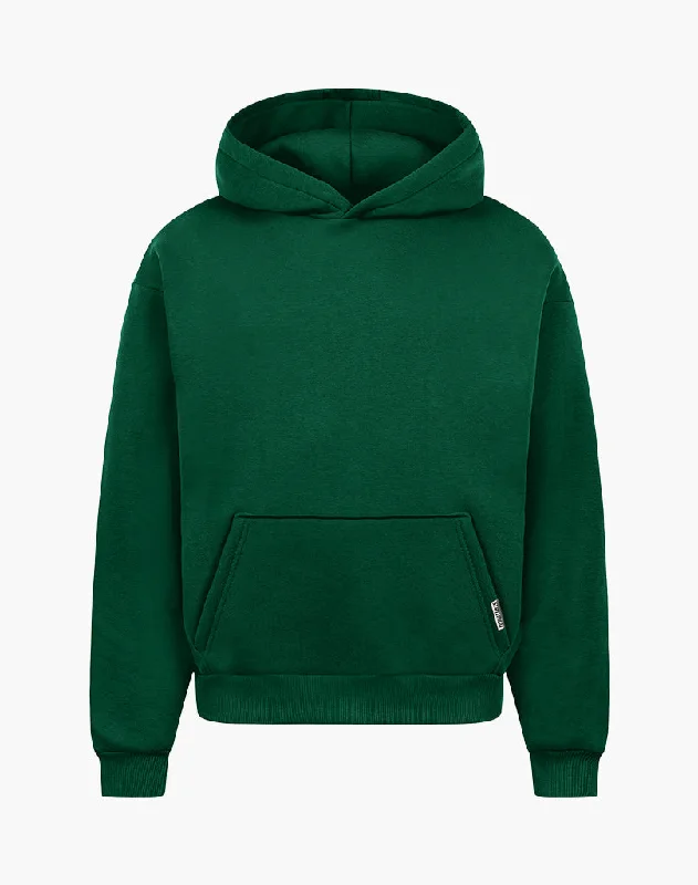 Extra Savings HEAVY BASIC HOODIE (GREEN)
