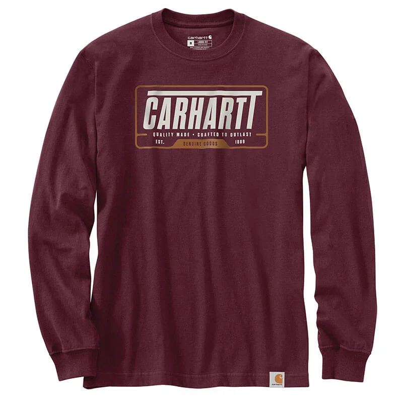 Deal Alert 105954 - Carhartt Men's Loose Fit Heavyweight Long-Sleeve Outlast Graphic T-Shirt