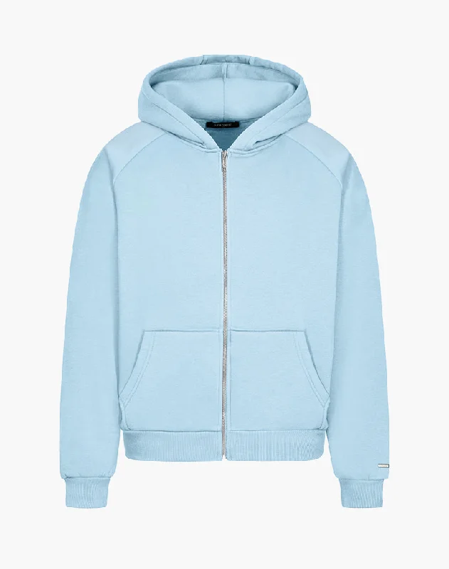 Sneak Peek Sale RAGLAN ZIP-HOODIE (ICE BLUE)