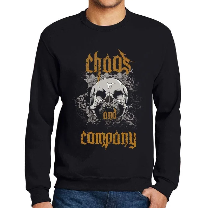 Quick Sale Ultrabasic - Homme Imprimé Graphique Sweat-Shirt Chaos and Company Noir Profond Quick Sale Ultrabasic - Homme Imprimé Graphique Sweat-Shirt Chaos and Company Noir Profond