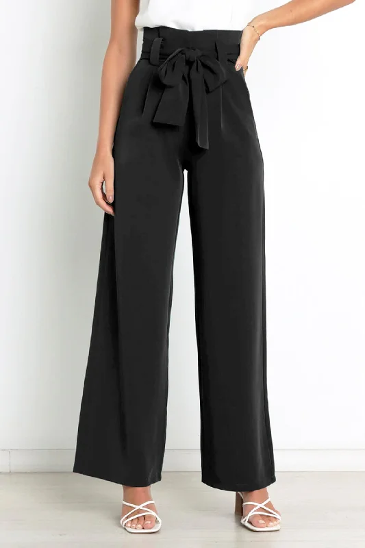 Weekend Savings Spectacular Solid Color Wide Leg Suit Pants