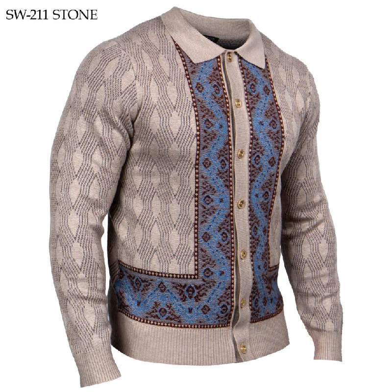 Weekend Discounts You Deserve Prestige wool blend polo Sweater