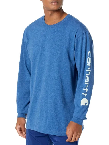 Weekend Savings Galore Clearance - Carhartt Long Sleeve w/ Logo Sleeve - Loose Fit K231 Weekend Savings Galore Clearance - Carhartt Long Sleeve w/ Logo Sleeve - Loose Fit K231