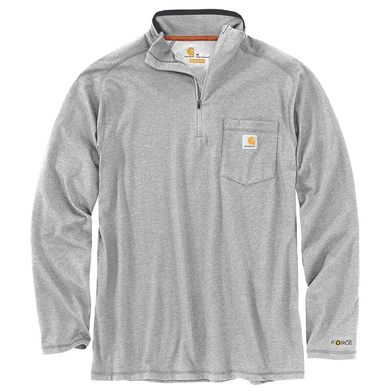 Customer Appreciation Sale 104255 - Carhartt Men's Force Relaxed Fit Midweight Long-Sleeve Quarter-Zip T-Shirt
