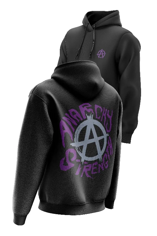 Deal Zone AS 'RIPPED AS' HOODIE - BLACK