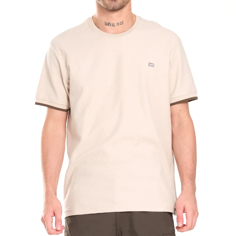 Best Bargains MENS' O-NECK SMALL LOGO TEE