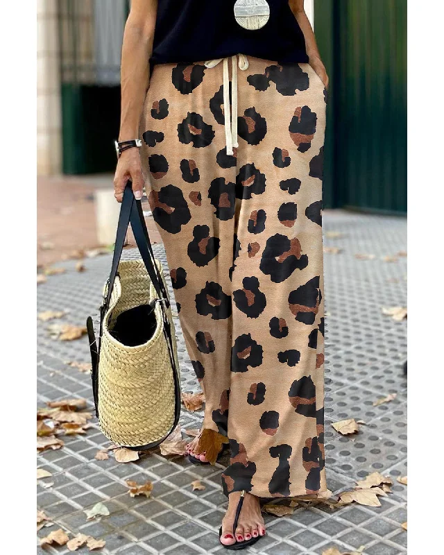 Special Price Azura Exchange Wide Leg Drawstring Pants - S