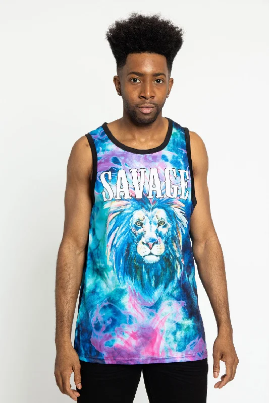 Weekend Savings Extravaganza Tie Dye Savage Tank Top