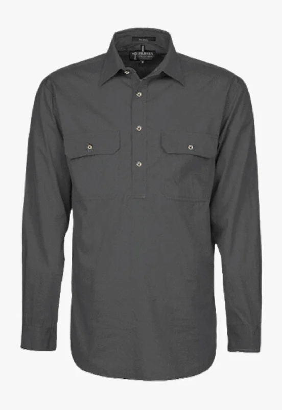Last Chance Pilbara Mens Closed Front Work Shirt RM200CF
