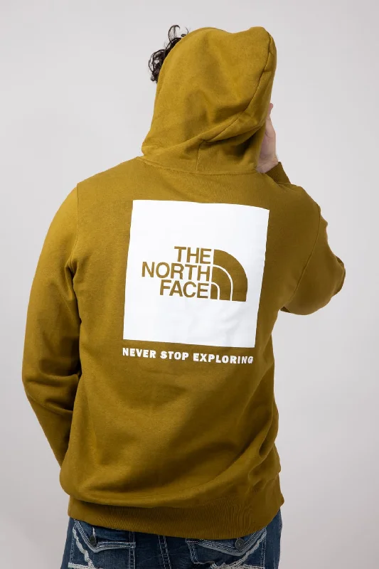 Lowest Rates The North Face Box Logo Hoodie for Men in Green | NF0A7UNS-1OB-GRN
