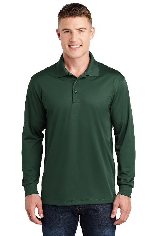 Weekend Specials to Delight Sport-Tek Mens Sport-Wick Moisture Wicking Long Sleeve Polo Shirt - Forest Green Weekend Specials to Delight Sport-Tek Mens Sport-Wick Moisture Wicking Long Sleeve Polo Shirt - Forest Green
