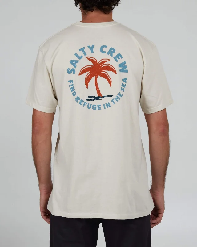 The Best Prices Tropics Premium S/S Tee - Bone