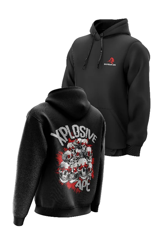 Weekend Offers That Impress XAPE Stacker Hoodie - Black