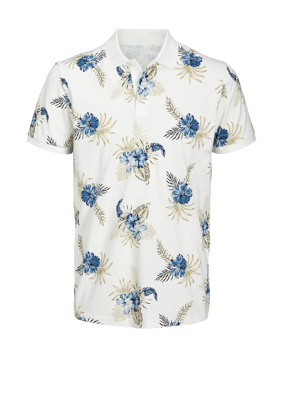 Massive Savings Jack & Jones Becs Polo Shirt, Cloud Dancer