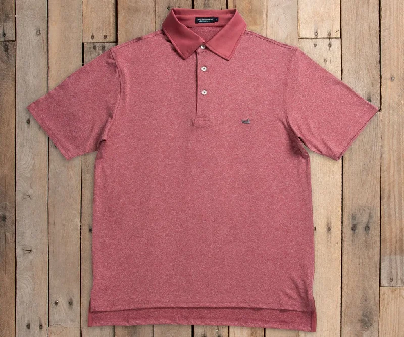 Shop and Save Rutledge Heather Performance Polo
