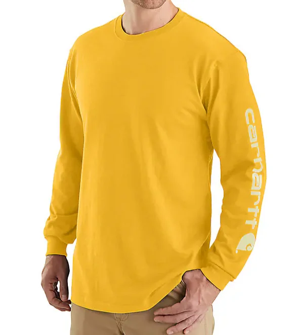 Weekend Bargains Await You Carhartt Long-Sleeve with Logo Sleeve - Loose Fit K231