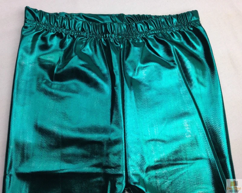 Reduced Price Metallic Leggings Stretchy Pants Neon Fluro Shiny Glossy Dress Up Dance Party - Metallic Green Reduced Price Metallic Leggings Stretchy Pants Neon Fluro Shiny Glossy Dress Up Dance Party - Metallic Green