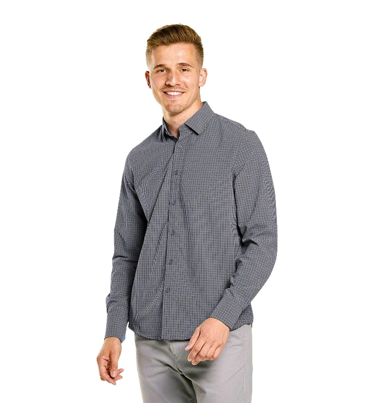 Savings Bonanza Men's Influencer Woven Shirt - Microplaid