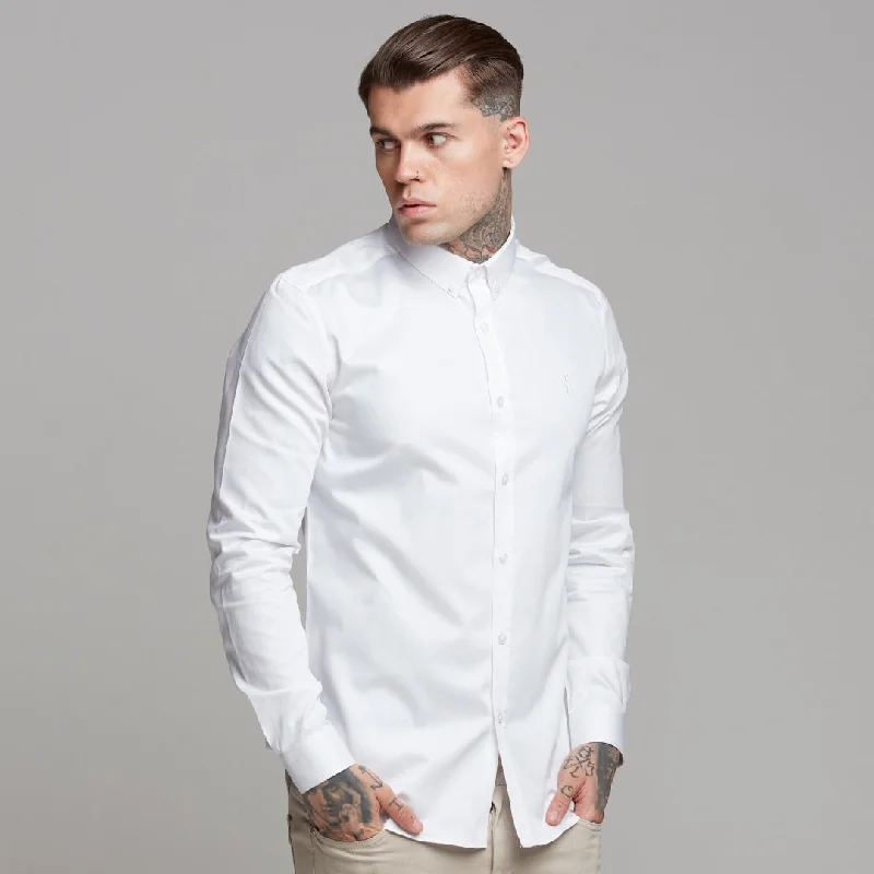 Reduced Prices Father Sons Classic White Luxe Egyptian Cotton Button Down - FS493