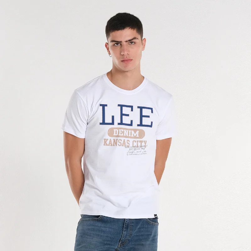 Exclusive Access MENS' PRINTED SCRIPT LOGO TEE