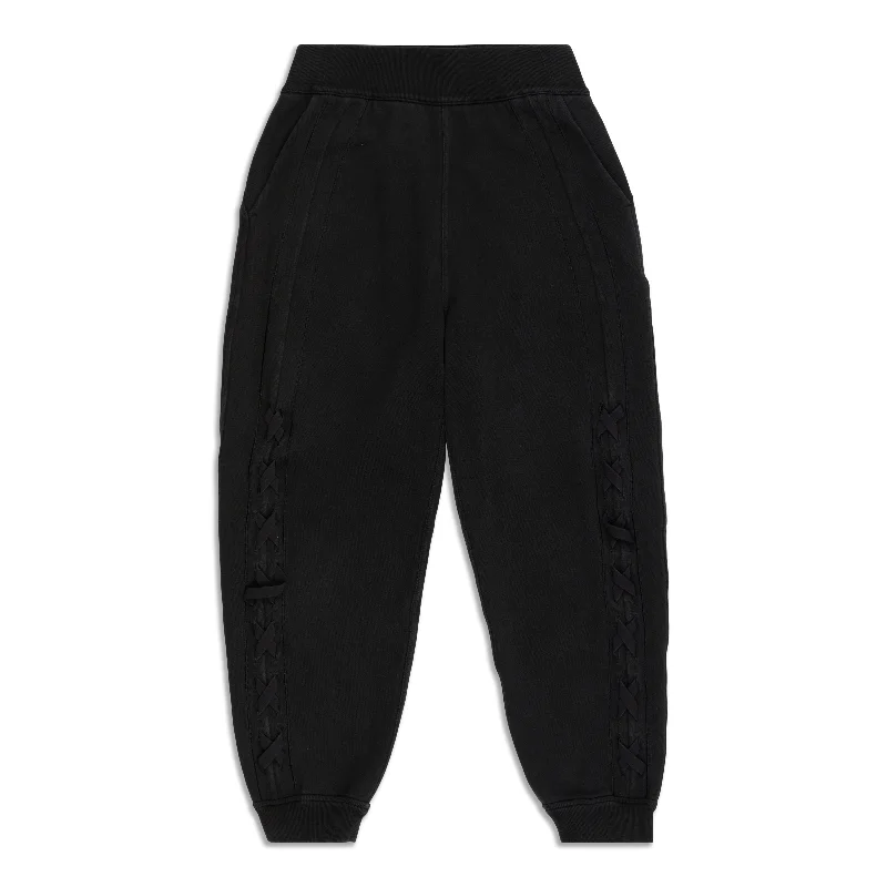 Exclusive Weekend Offers Inside Braided Detail High-Rise Jogger - Resale