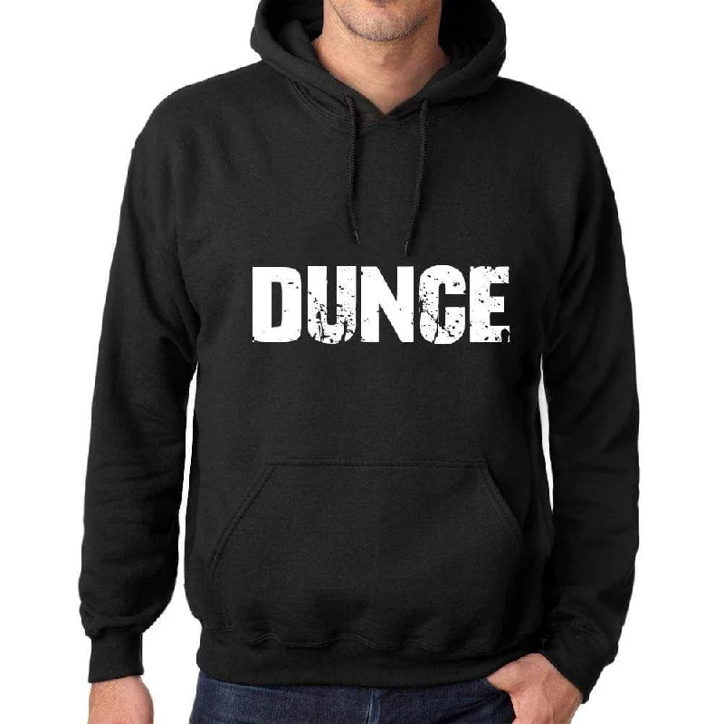 Last Chance Men's Women's Unisex Printed Graphic Cotton Hoodie Soft Heavyweight Hooded Sweatshirt Pullover Popular Words DUNCE Deep Black Last Chance Men's Women's Unisex Printed Graphic Cotton Hoodie Soft Heavyweight Hooded Sweatshirt Pullover Popular Words DUNCE Deep Black