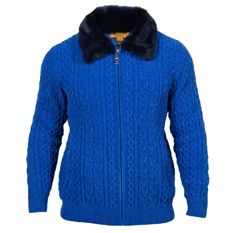 Super Savings Prestige Chenille Full Zipper Sweater