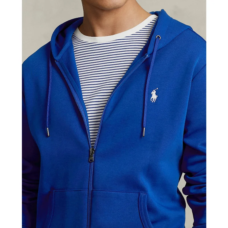 Time-Limited Offer Polo Ralph Lauren - Double Knit Full Zip Hoodie - Royal Blue