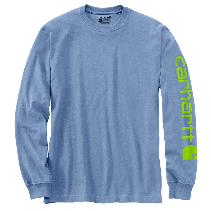 Savings Event K231 - Carhartt Men's Loose Fit Heavyweight Long-Sleeve Sleeve Graphic T-Shirt