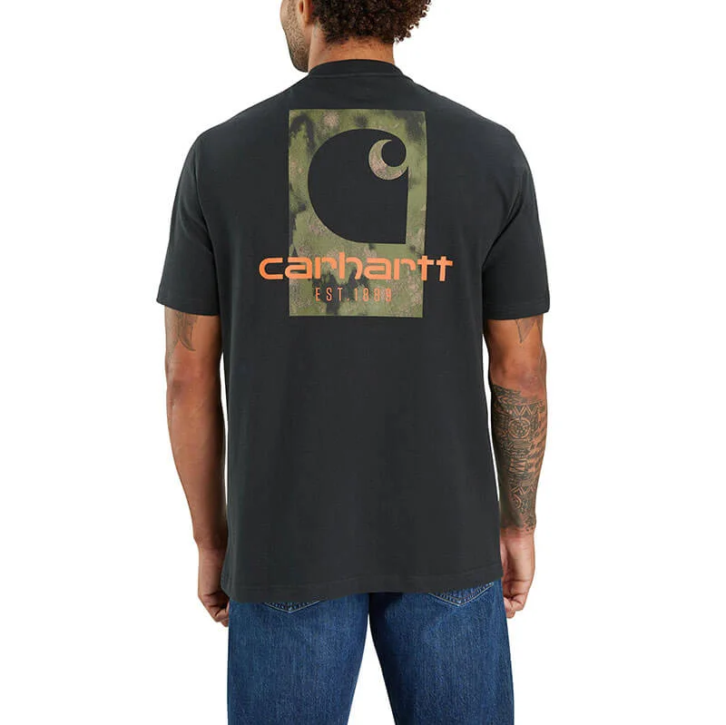 Great Deals 105755 - Carhartt Men's Loose Fit Heavyweight Short-Sleeve Camo Logo Graphic T-Shirt Great Deals 105755 - Carhartt Men's Loose Fit Heavyweight Short-Sleeve Camo Logo Graphic T-Shirt