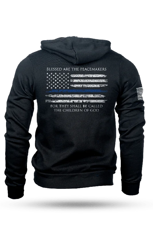 Weekend Offers That Tempt Thin Blue Line - Full-Zip Hoodie