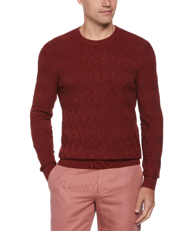 Weekend Sale: Don't Miss Out Tech Stitch Crew Neck Sweater