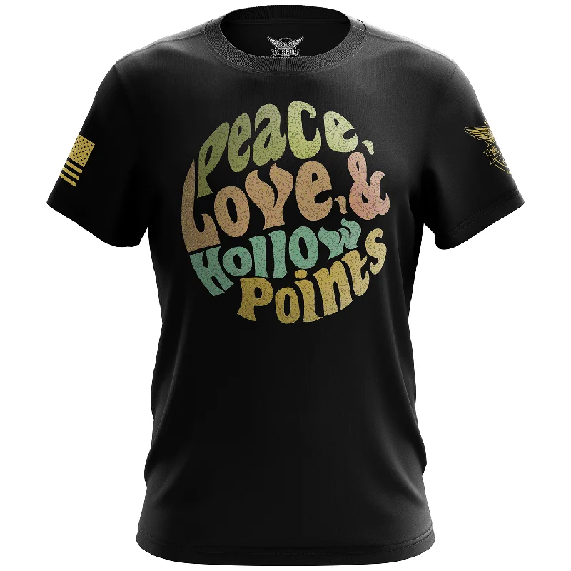 Special Price Peace, Love, & Hollow Points Short Sleeve Shirt