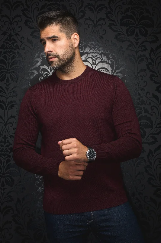 YEAR-End Clearance Au Noir® Sweaters | Marini Burgundy