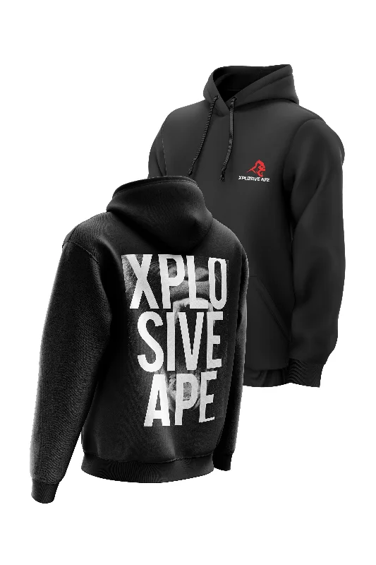 Weekend Bargains Await You XAPE Gorillaface Black Hoodie