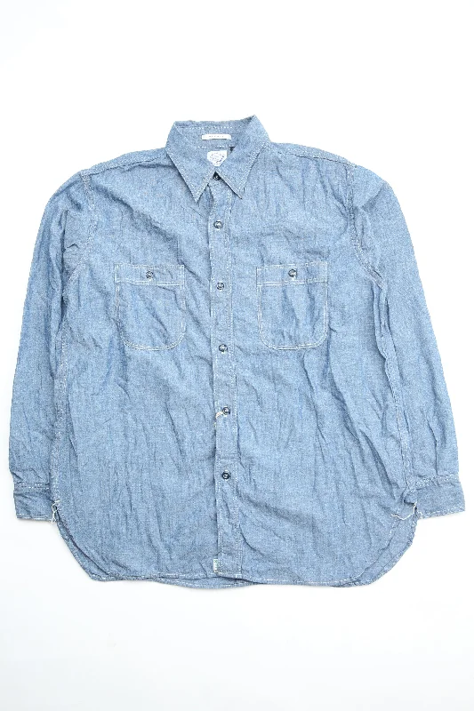 Weekend Deals That Spark orSlow Vintage Fit Chambray Work Shirt - Chambray