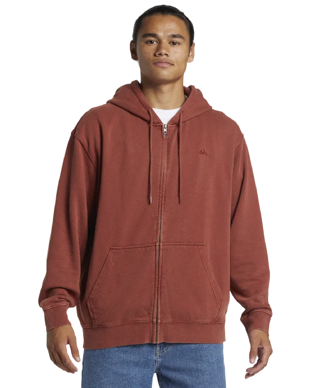 Best Bargains Salt Water Zip Hoodie in Henna