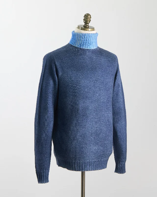 Online Specials Reversable, Double Airbrush, 7 Gauge, 100% Merino, Turtleneck Sweater