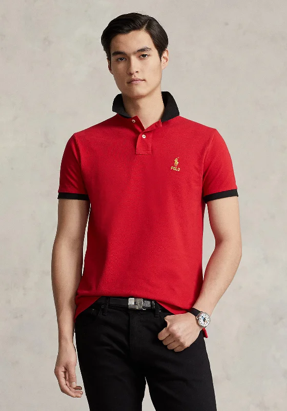 Weekend Shopping Made Better Ralph Lauren Slim Lunar New Year Polo Shirt, Red