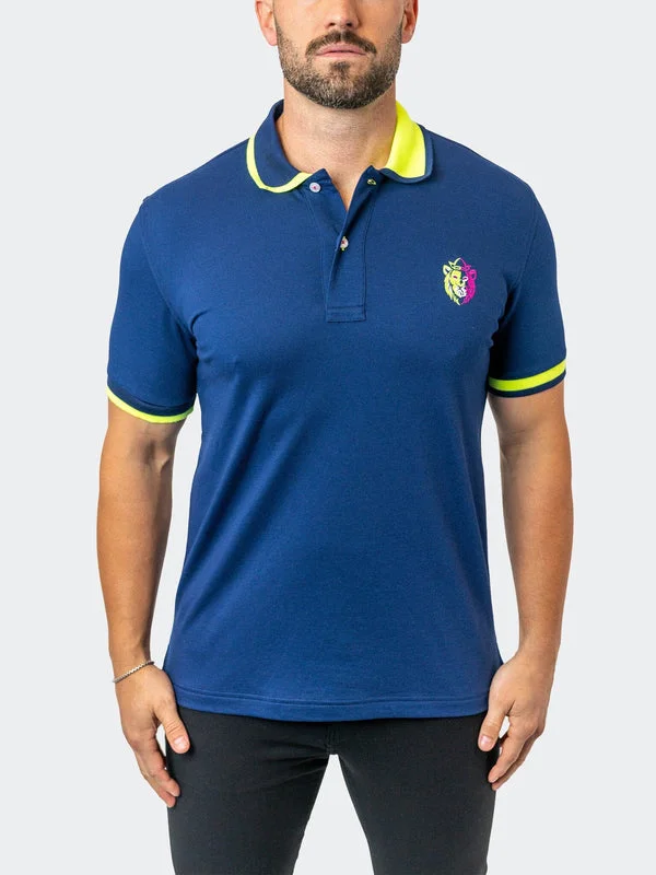 Bargain Prices Maceoo Stretch Short-Sleeve Polos | Polo TipDelhi Navy