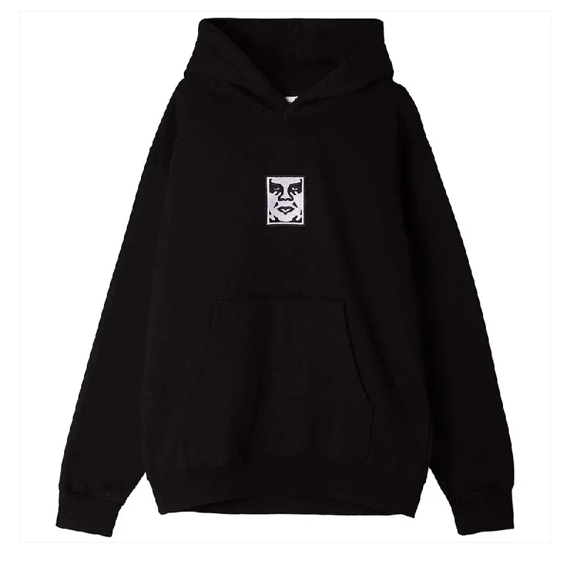 Bargain Bin Obey Icon Extra Heavy Hood II Black