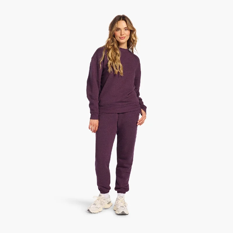 Weekend Offers That Tempt Vintage Fleece Jogger | Plum